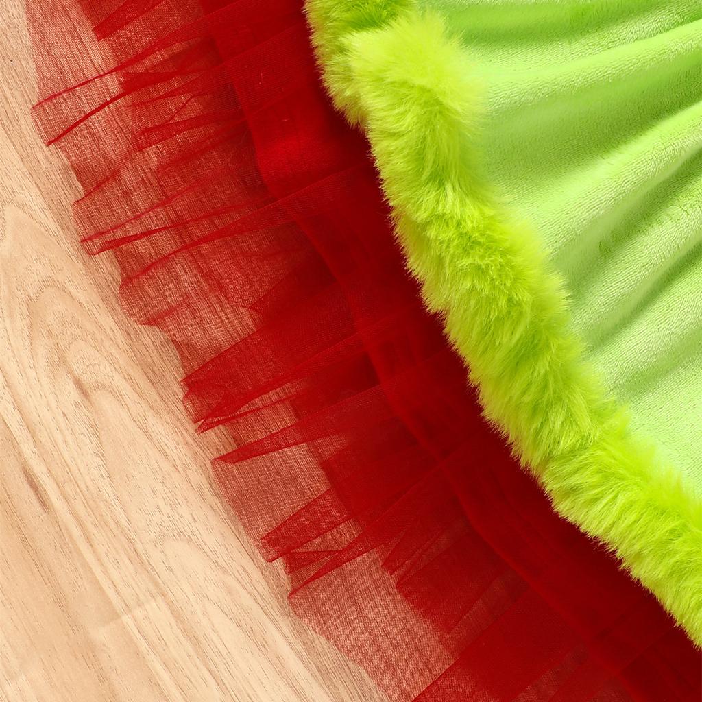 2024 Новые рождественские костюмы, платье для девочек, детское пышное газовое платье принцессы + повязка на голову, детская одежда