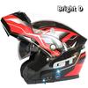 Мотоциклетный Bluetooth-шлем, Двойной антизапотевающий визор, Открытый шлем с FM-радио