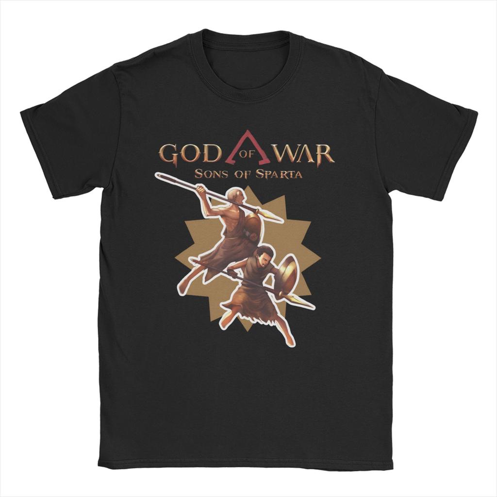 Unisex Womens Gaming Kratos God of War T Shirt Cotton Clothes Crazy Short Sleeve Round Collar Tee Shirt 4XL 5XL 6XL TShirt