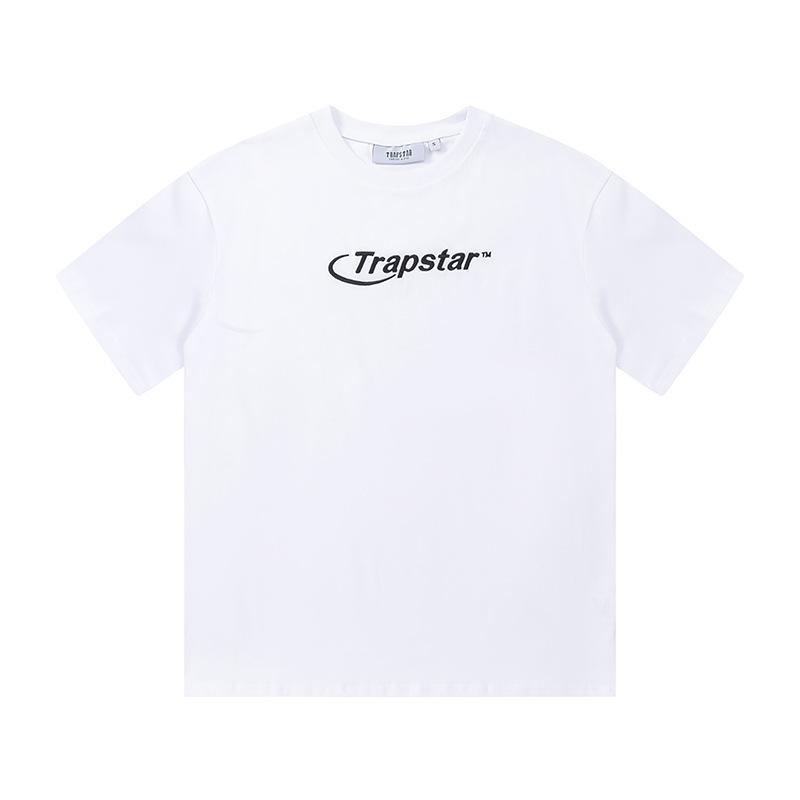 Cross-border new graffiti letter printing European and American street trendy brands loose and versatile casual men's and women's short-sleeved round