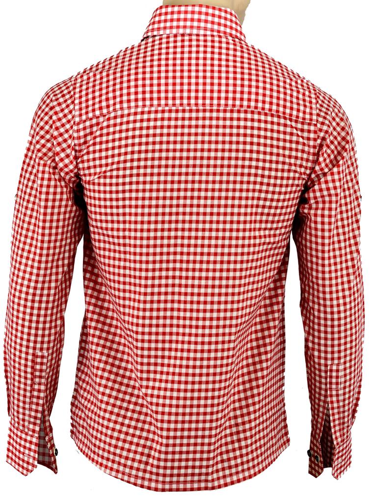 Традиционная рубашка, немецкая, баварская, Октоберфест, Lederhosen Trachten, клетчатая рубашка