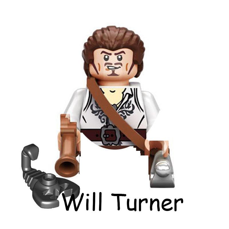 Карибы Пиратов Призрачные Зомби Акулы Джек Воробей Капитан Фигурка Блоки Конструктор Кирпичики Строительные Игрушки Для Детей