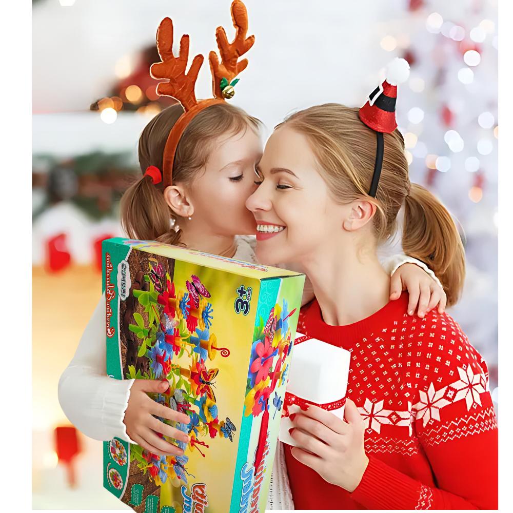 Large building blocks flowers garden bouquet children creative set xxl