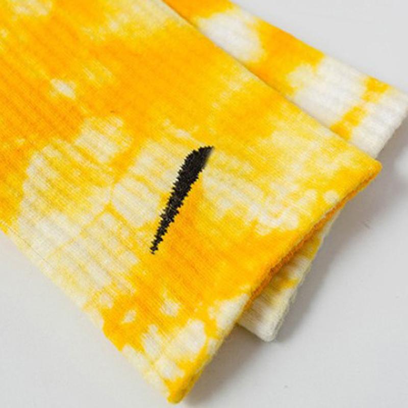 Носки Tie-Dye для мужчин и женщин, хлопковые, цветные, Vortex Hook, 19 стилей, хип-хоп, скейтборд, забавные, счастливые, мягкие, для девочек
