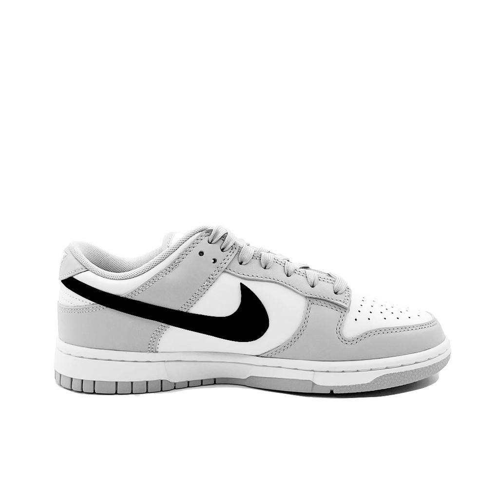 Nike Dunk Swings Panda Abrasion Resistant Low top Skateboard Shoes Men's Gray White DD1391-103(team641-)