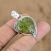 Natural Unakite Gemstone Pendant Heart 925 Sterling Silver Jewelry For Women