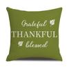 Colorful English Letters Autumn Linen Pillow Covers Home Furnishings Modern Simple Sofa Cushions