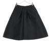 Midi Length Volume Flare Skirt 4 Black Back Zip Women Used