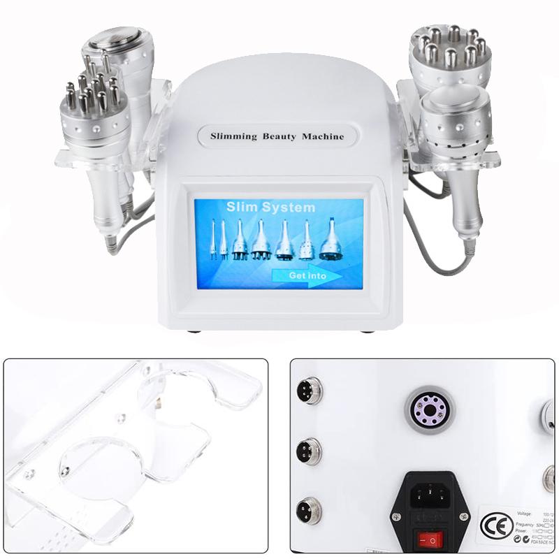7 In 1 Ultrasonic 40K Cavitation Multipolar RF Frozen Body Shaping Slimming Machine Skin Lifting Anti-Wrinkle Beauty Device