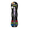 Механический карандаш PILOT Dr.Grip CL Play Border, 0,5 мм, Черный x Лавандовый (HDGCL50RPBLA) - Встряхните, чтобы выдвинуть стержень, Сменное кольцо-захват,
