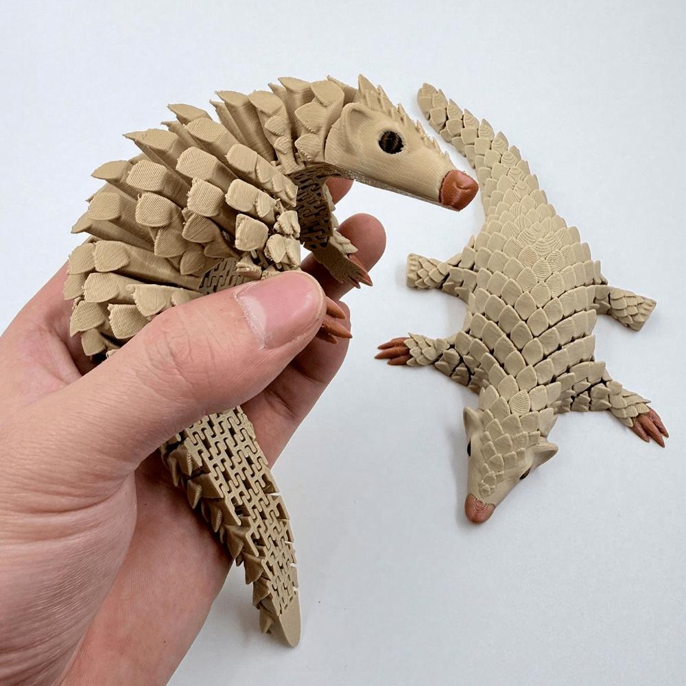 3D-печатная шарнирная фигурка панголина, гибкие суставы, настольный декор, многофункциональная игрушка-антистресс, уникальный подарок