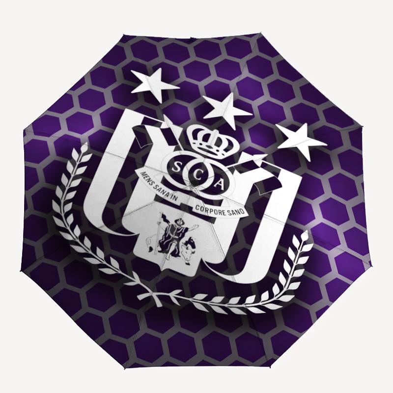 1pc Anderlecht Umbrella, Sun Protection, And UV Shielding. It Has Eight Sturdy Ribs for Outdoor Use And Perfect As a Holiday Gift