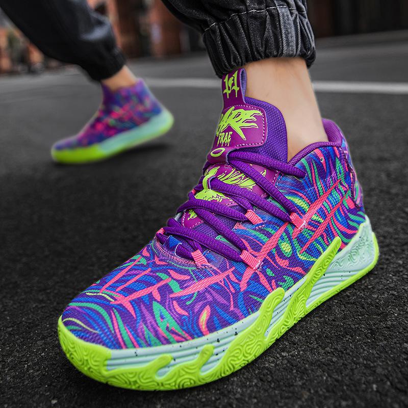 Весенние новые спортивные дышащие износостойкие амортизирующие мужские спортивные кроссовки мужские баскетбольные кроссовки повседневная обувь