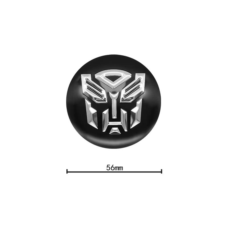4pcs/set 56+60mm Autobot Emblem Car Wheel Center Cap Hub Covers Badge For HONDA TOYOTA BMW KIA Chevrolet FORD LEXUS