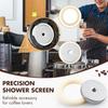Precision Shower Screen with 54mm Silicone Steam Ring, Compatible with Breville Espresso Machines (54mm), Compatible with Bambino/Bambino Plus, Duo