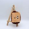 Kawai Biscuit Coin Bags Purse Plush Cake Headphone Organizer Bag Keys Cards Storage Bags Kids Birthday Gifts Schoolbag Pendants