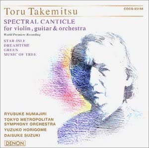 CD TORU TAKEMITSU RYUSUKE NUMAJIRI T Toru TakemitsuSpectral Canticle19 COCQ83156 DENON 1999 Japan Classical Used