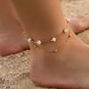 2Pcs/Set Anklets For Women Foot Accessories Beach Barefoot Sandals Bracelet Ankle On The Leg Female Anklets
