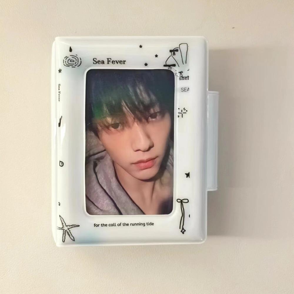 3 Inch Mini Love Card Album Shining Shell Series Idol Card Collect Book Collectible Card Album