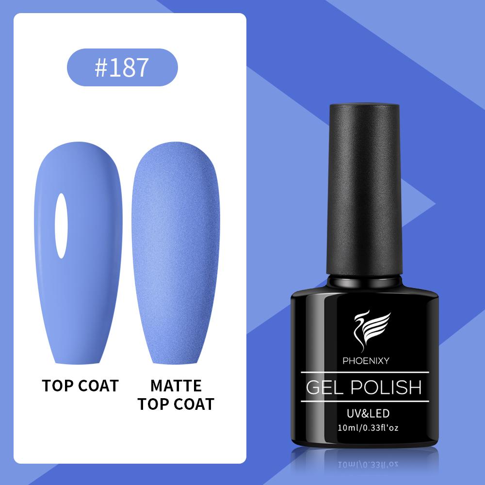 PHOENIXY 10 мл Гель-лак Полуперманентный Гель-лак Цвет Замачиваемый УФ LED Гель Материал для Нейл-арта