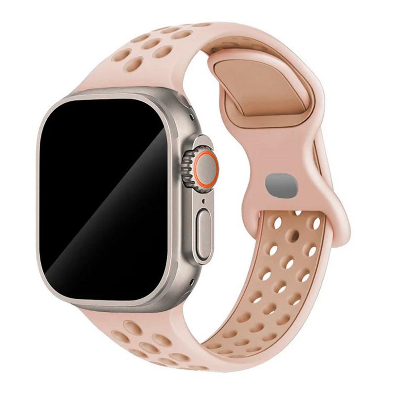 Спортивный ремешок с цветными частицами, резиновый ремешок для Apple Watch 49 мм 46 мм 45 мм 44 мм 42 мм 41 мм 40 мм для IWatch 11 10 9 8 7 6 5 4 3 SE