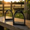 2pcs Wear Resistant Non-slip Rubber Pad Stirrups Plastic Horse Riding Stirrups  Horse Riding