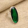 Adorable Chrome Diopside Gemstone Handmade 925 Solid Sterling Silver Jewelry Ring For Women