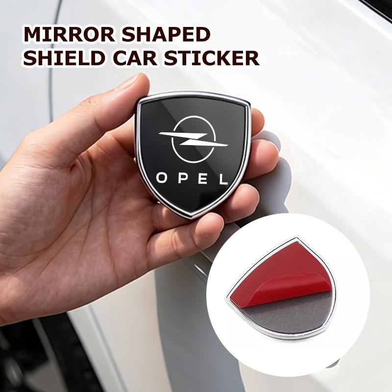 For Opel Alloy Auto Styling Logo Car Sticker Badge Emblem Tail Decal Astra G J H Insignia Zafira Corsa D C Vectra Vivaro BL6