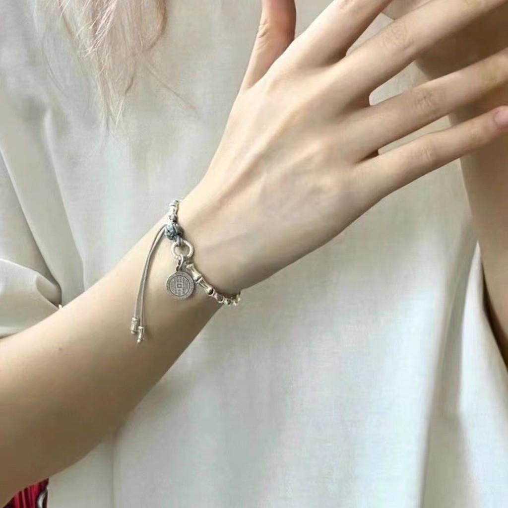 Этнический Бохо Пять Императоров Монета Ручной работы Сплав Геометрический Браслет Форма