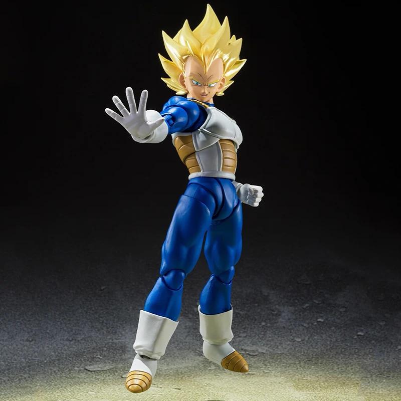 S.H.Figuarts Dragon Sphere Z Супер Сайян Веджета DBZ Фигурка Действия Миниатюрные Игрушки Предмет Декора Комнаты Подарок
