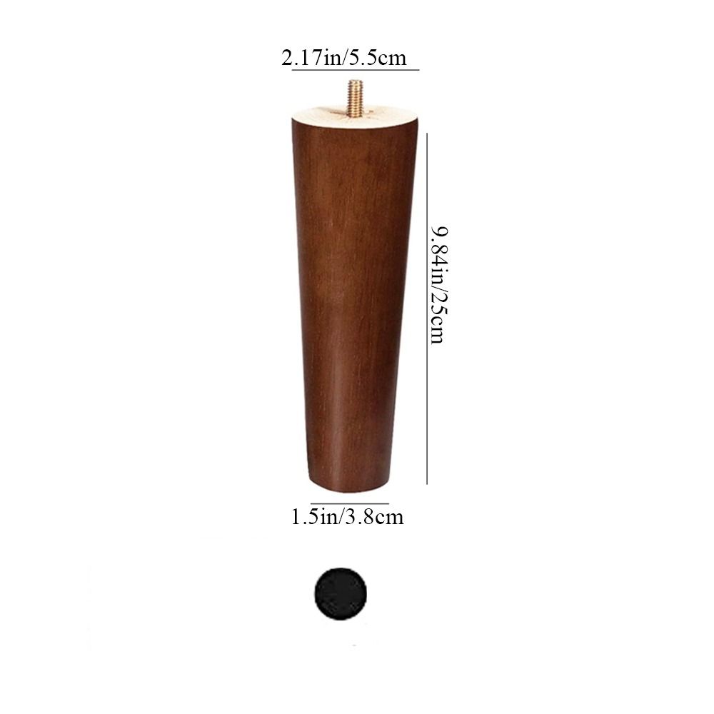 Conical Replacement TV Cabinet Chair Durable Sofa Leg Furniture Leg Table Feet for Coffee Table