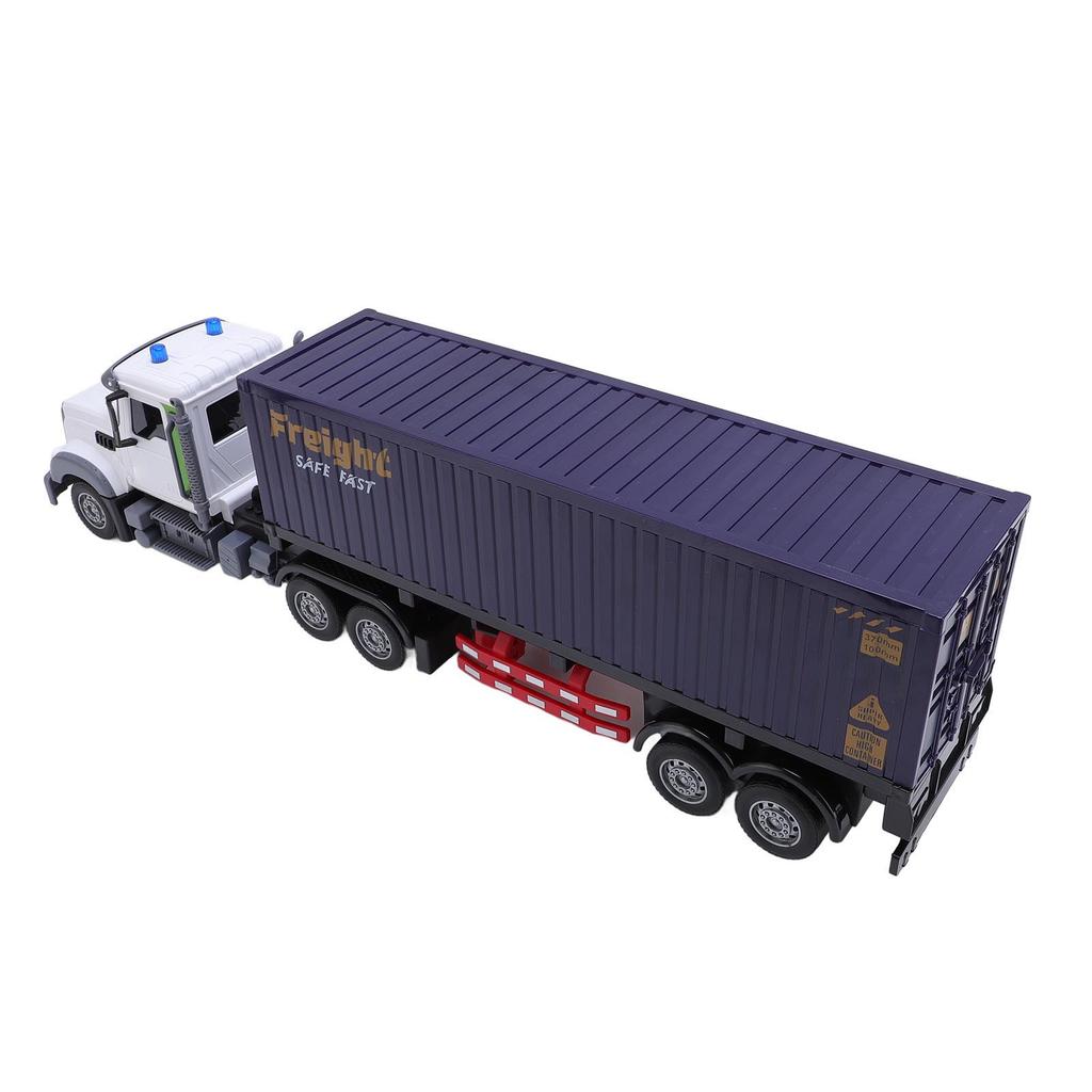 Электрический грузовик с дистанционным управлением для перевозки контейнеров, двухслойный транспортный симулятор, игрушка