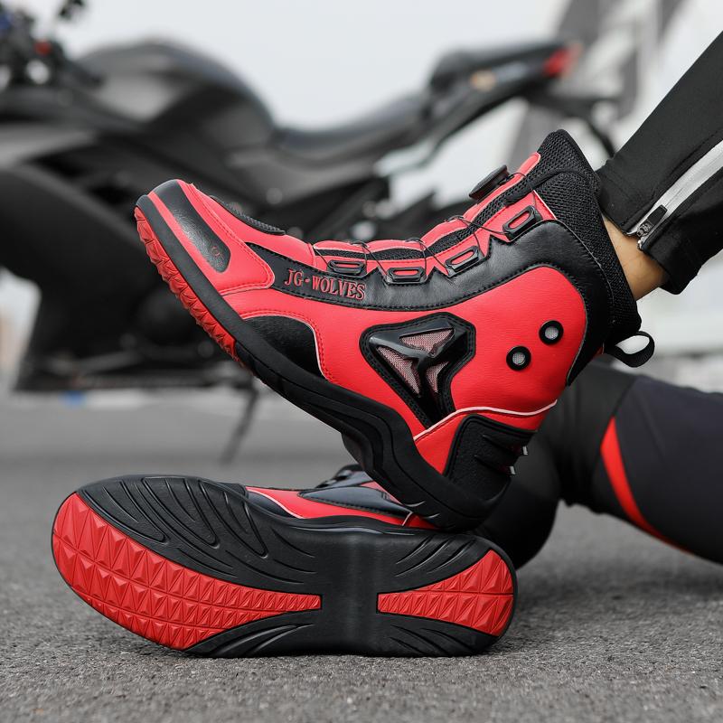 Мотоциклетные ботинки, водонепроницаемые защитные ботинки для мотокросса, активная ось, внедорожная мотоциклетная обувь до бедра, мужские мотоциклетные ботинки