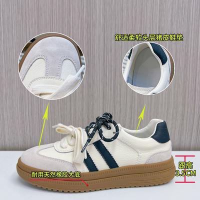 Кожаные ретро женские весенние новые универсальные туфли на платформе, повседневная спортивная женская обувь