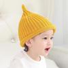 Woolen Crochet Woolen Hat Solid Color Toddler Pullover Hat Cute Kids Beanie Hat  Outdoor