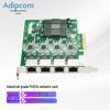 Промышленный сервер Adipcom Сетевая карта Ethernet PCIe (Китайская версия)