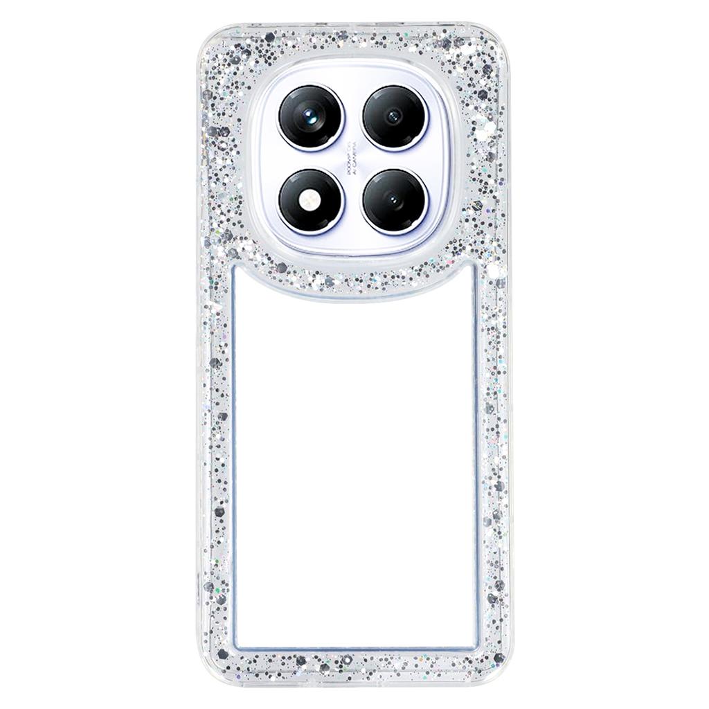 For Xiaomi Redmi Note 14 Pro 4G Case Glitter Epoxy Soft TPU Clear Back Cover