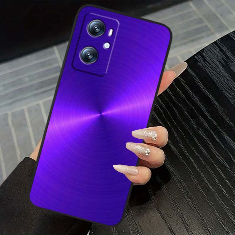 Арт цветной светящийся узор Чехол для телефона Для OPPO Reno 5 6 7 A96 A40 A58 Realme GT A74 A78 Neo2 A74 A78 Find X5 X3 X7 X8 Черный