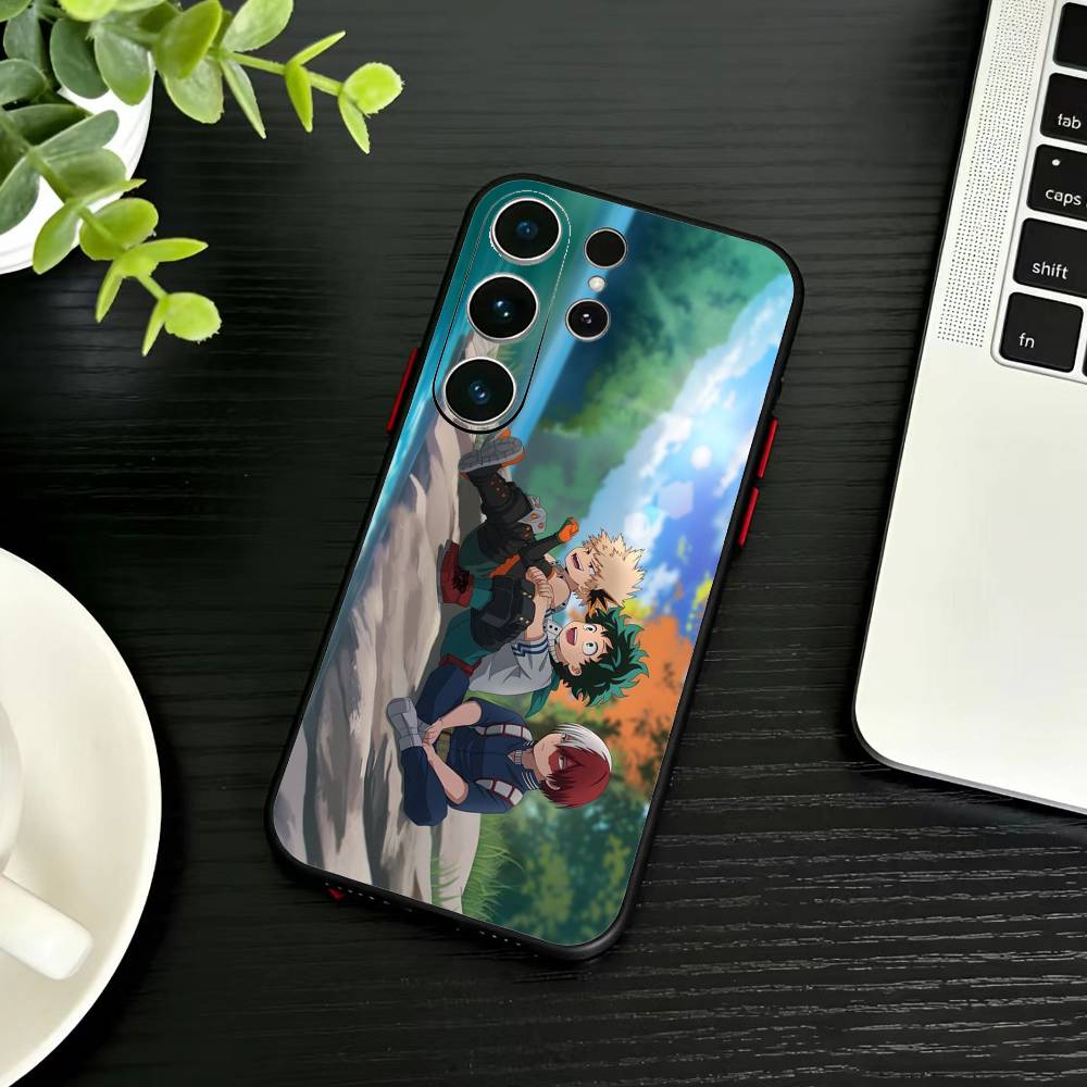 Чехол для телефона Katsuki Bakugo E-Hero Academia Для Samsung S26,S25,S24,S23,S22,S21,S20,S30,Ultra,Plus,Fe,Note,5G Черный