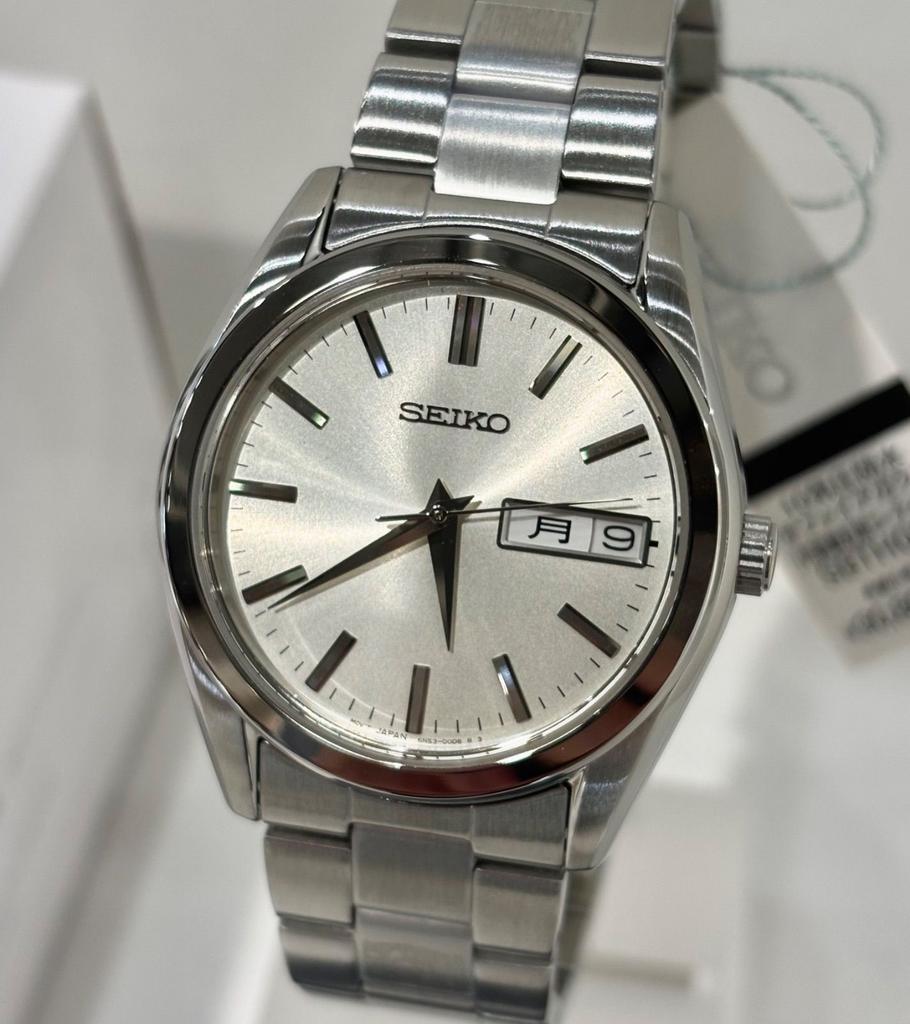 SEIKO SELECTION Мужские часы SBTH007 Серия S, Аналоговые кварцевые, Отображение дня недели и даты, Сапфировое стекло, Водонепроницаемость 10 бар, Сделано в Японии, Оригинальные Серебристо-синие