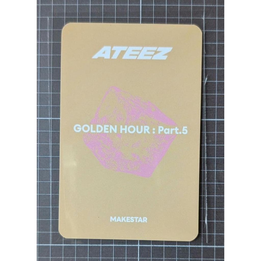 Used ATEEZ GOLDEN HOUR : Part.5 Yunho & Yeosang Photocards