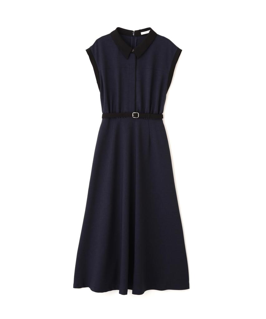 Shirt Size Size 36 [Pinky & Dianne] Dress, Bicolor, 031-6240713, Women's, 120_Navy,