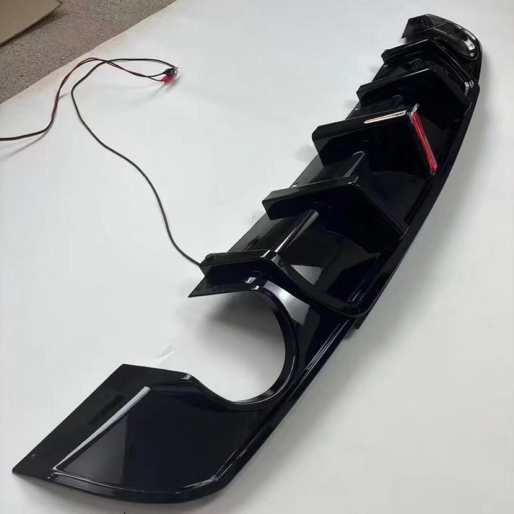 Rear Lip Spoiler for Chrysler 300C SRT 2015-2021 with Lights