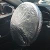 Universal Car Steering Wheel Sun Cover Microfiber Protection Cover Anti Slip Breathable for Car Steering Wheel Protector