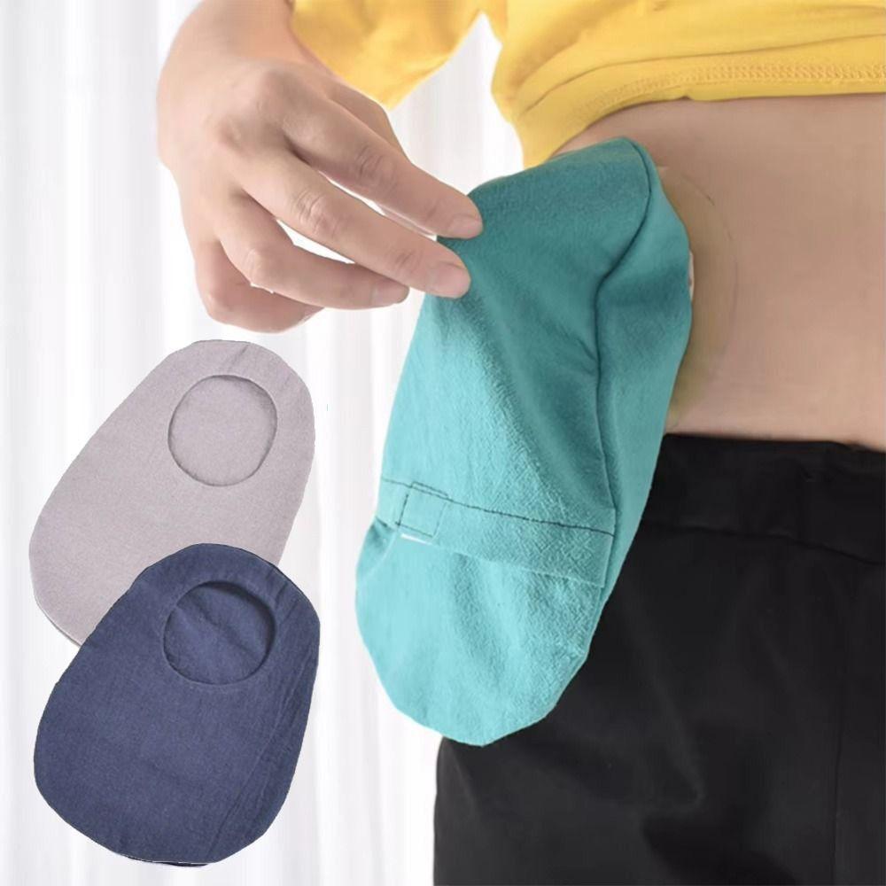 Soft Cotton Ostomy Bag Protector Washable Portable Stoma Cove Pouches  Patient