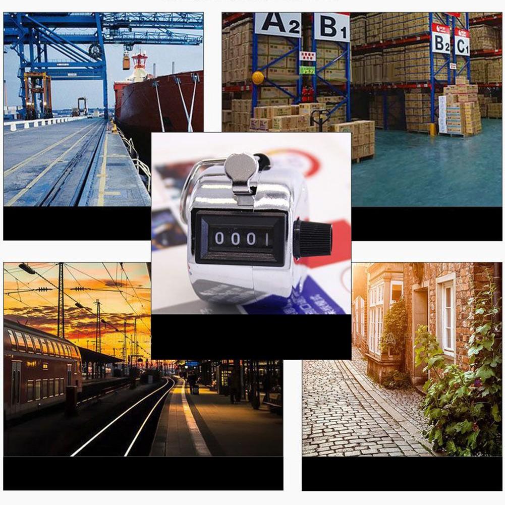 4-значный ручной счетчик чисел с механическим щелчком