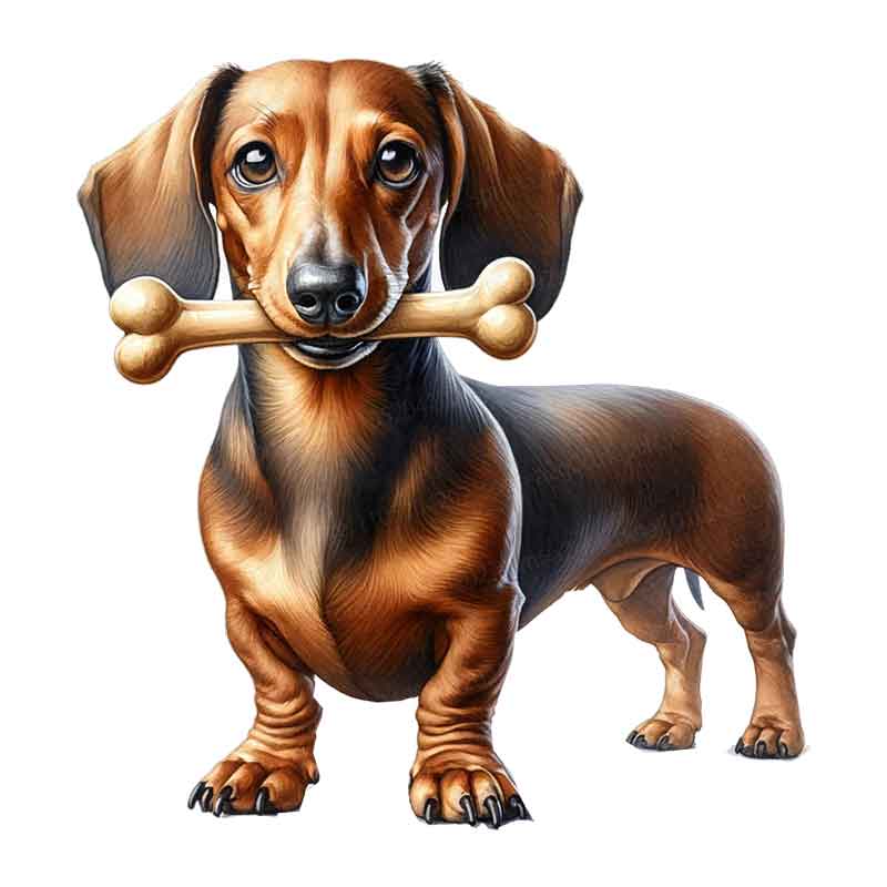 Cute Wiener Dog Vinyl Decal Waterproof Self-Adhesive Sticker for Bumper Rear Window Laptop Auto Parts HE54