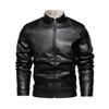 Новые облегающие мужские модные кожаные куртки, популярные мужские мотоциклетные куртки
