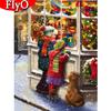 5D Алмазная картина Рождество Новые поступления Алмазная вышивка Детская мозаика Зимняя вышивка крестом Домашний декор