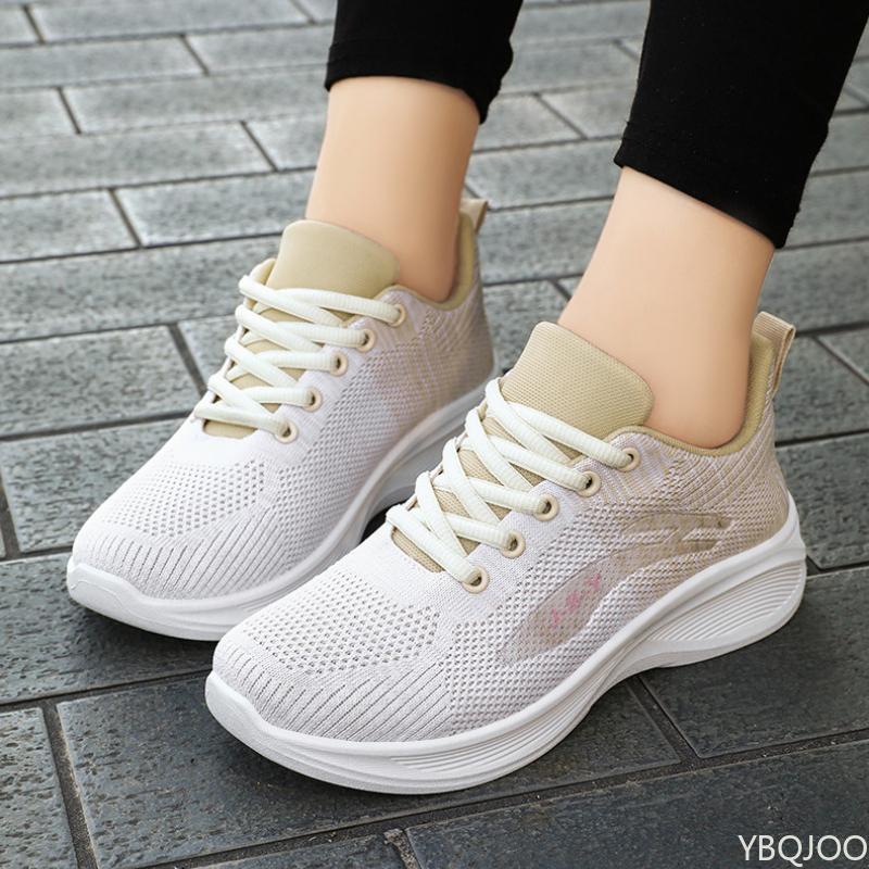 Ladies Softsole Breathable Sneakers Women Light Running Shoes Mesh Comfort Sport Shoe Outdoor Lace Up Tennis Shoes  Mujer